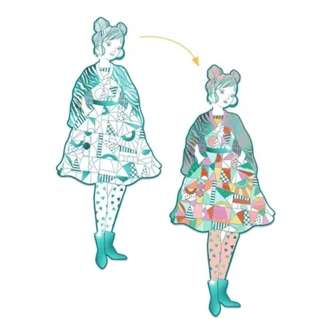 les demoiselles - rebekka e le sue amiche - disegni da colorare: 3