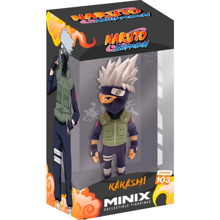 naruto shippuden - maestro naruto kakashi - anime 103 - minix collectible figurines