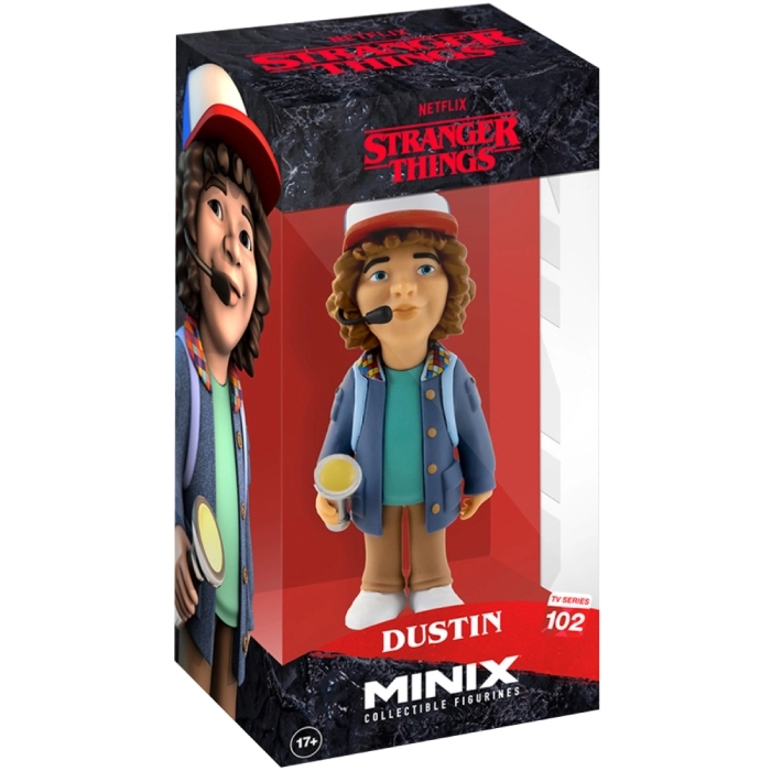 stranger things - dustin - tv series 102 - minix collectible figurines