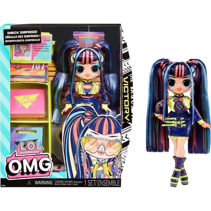 lol surprise omg - victory - fashion doll 25cm: 2