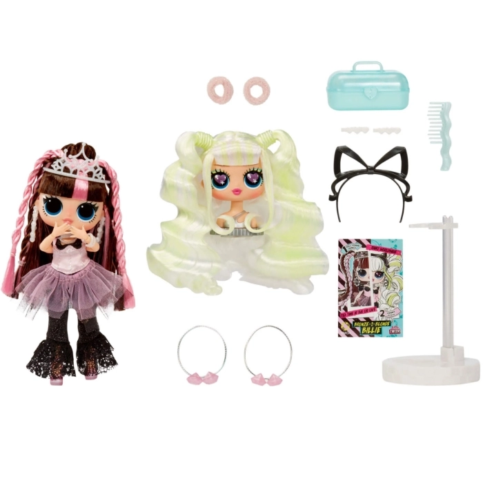 lol surprise tweens - surprise swap - bronze-2-blonde billie - fashion doll: 3