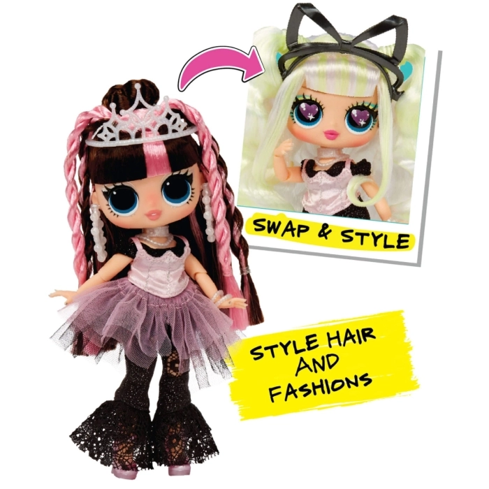 lol surprise tweens - surprise swap - bronze-2-blonde billie - fashion doll: 6