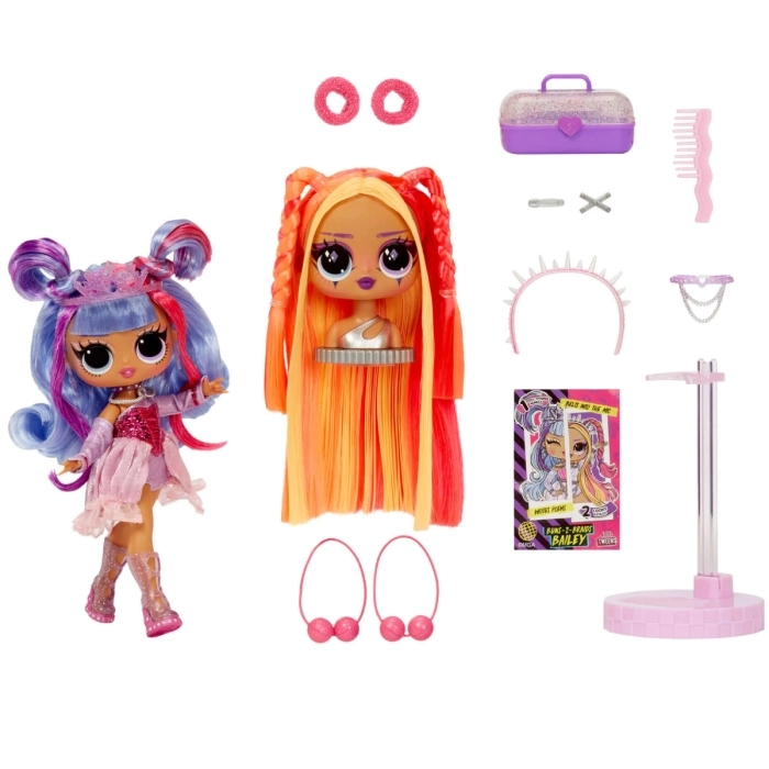 lol surprise tweens - surprise swap - buns-2-braids bailey - fashion doll