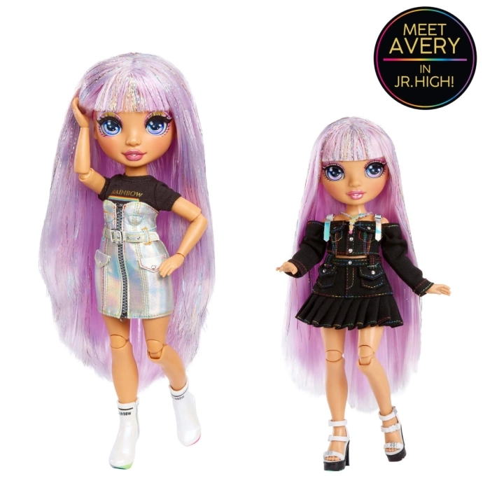 rainbow high - junior high special edition - avery styles - fashion doll 25cm