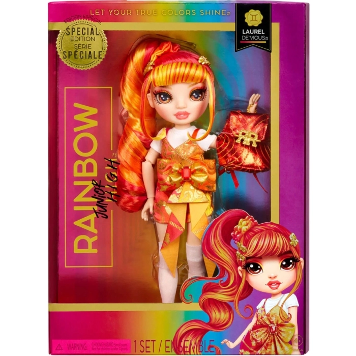 rainbow high - junior high special edition - laurel de'vious - fashion doll 25cm: 1