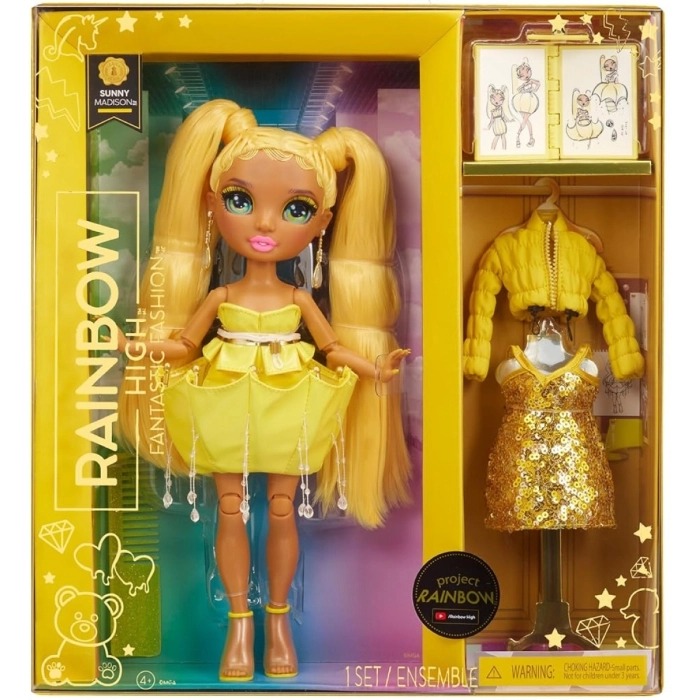 rainbow high - fantastic fashion - sunny madison - fashion doll 30cm