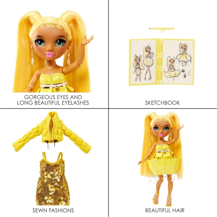 rainbow high - fantastic fashion - sunny madison - fashion doll 30cm: 5