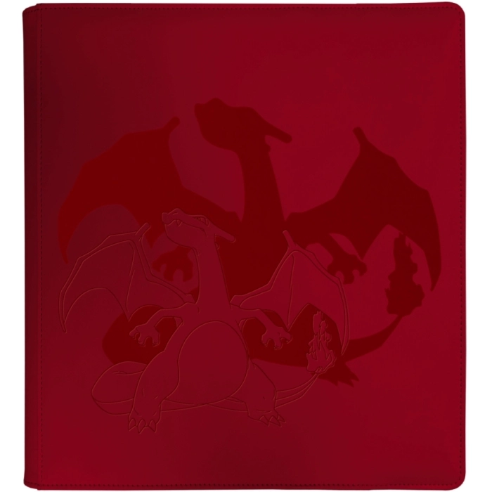 pokemon - album in pelle 20 pagine 12 tasche con cerniera - charizard: 3