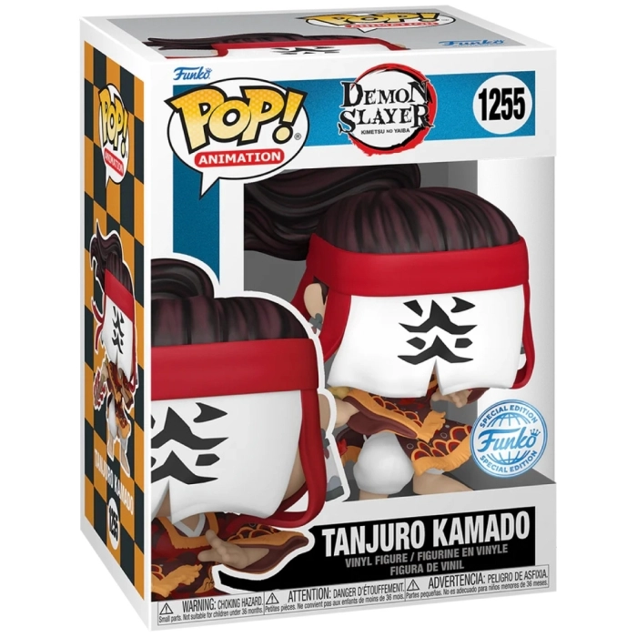 demon slayer - tanjiro kamado 9cm - funko pop 1255