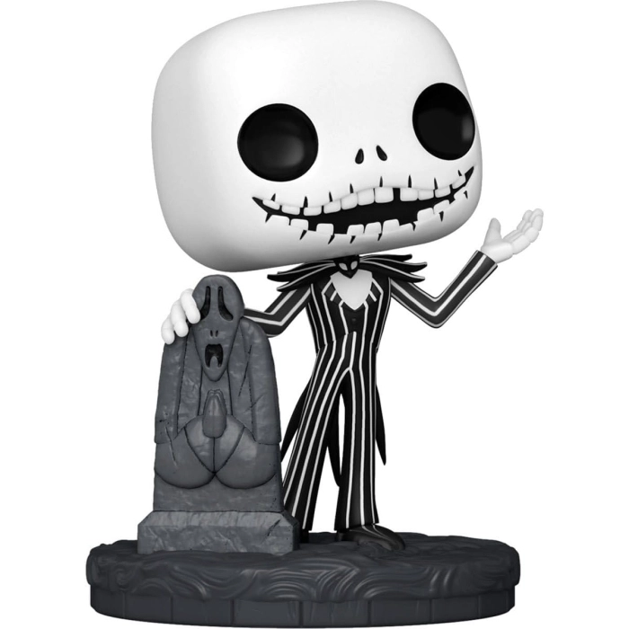 nightmare before christmas 30th anniversary - jack skellington with gravestone 9cm - funko pop 1355
