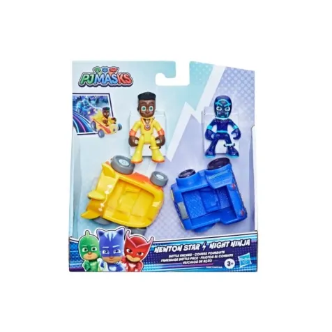 pj masks - hero vs villain battle pack - newton star vs night ninja