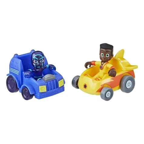 pj masks - hero vs villain battle pack - newton star vs night ninja