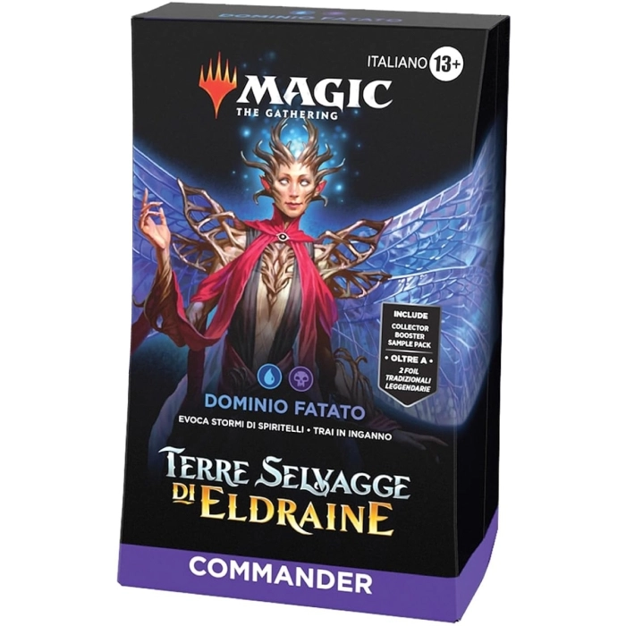 magic the gathering - terre selvagge di eldraine - commander deck - dominio fatato (ita)