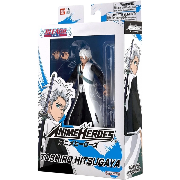anime heroes - bleach - toshiro hitsugaya - personaggio 17cm