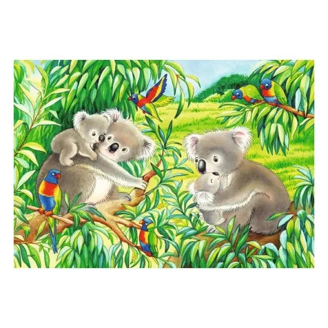 dolci koala e panda - puzzle 2x24 pezzi