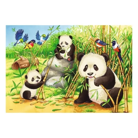 dolci koala e panda - puzzle 2x24 pezzi