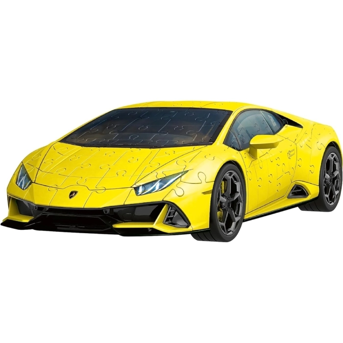 lamborghini huracan evo - giallo - puzzle 3d