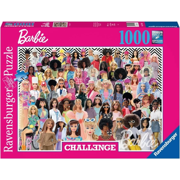 challenge barbie - puzzle 1000 pezzi