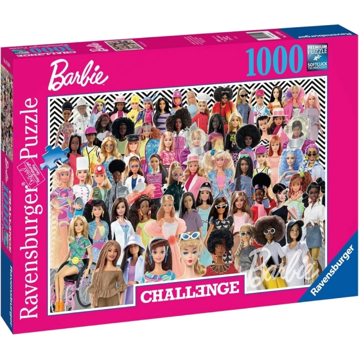 challenge barbie - puzzle 1000 pezzi