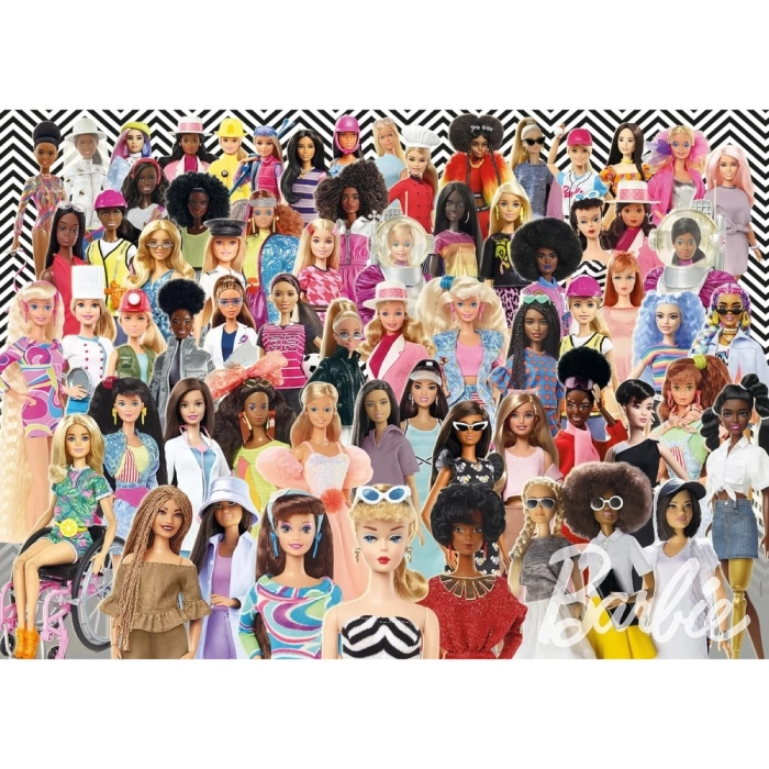 challenge barbie - puzzle 1000 pezzi