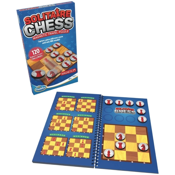 solitaire chess - magnetic travel puzzle