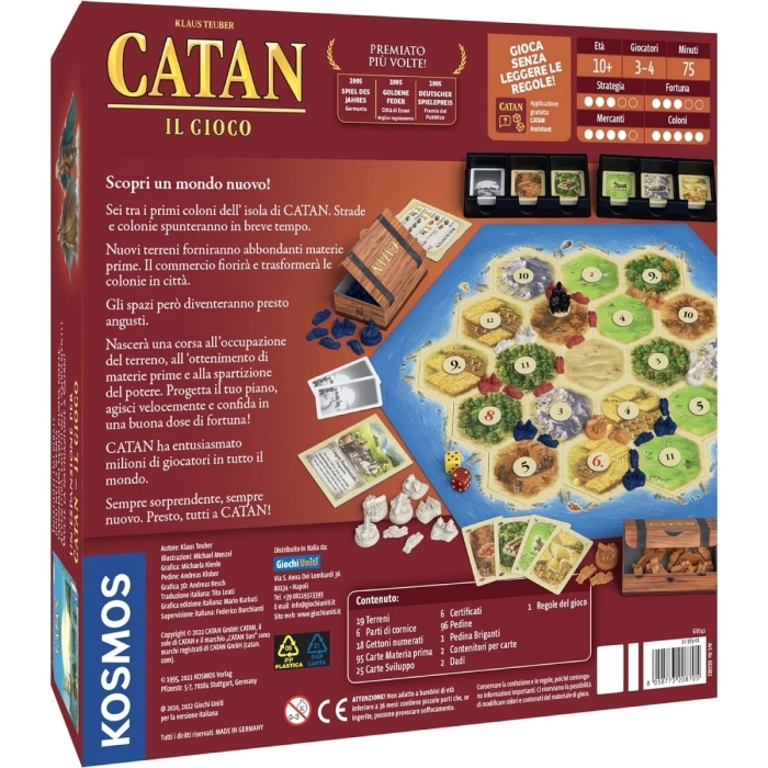 catan - gioco base - edizione 2022