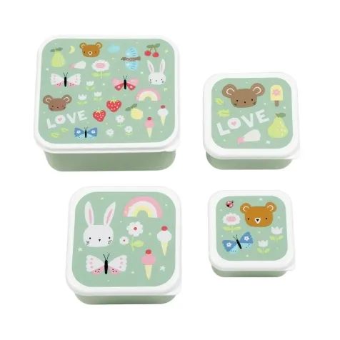 set di contenitori porta pranzo e porta merenda - gioia