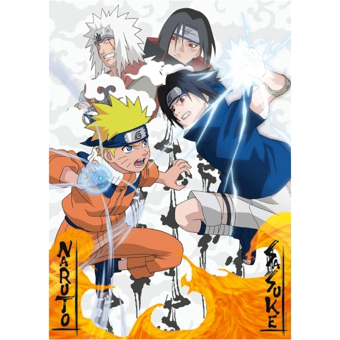 naruto vs sasuke - puzzle 1000 pezzi