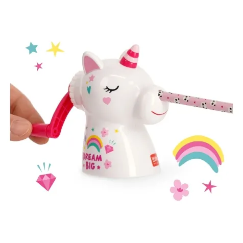 temperamatite a manovella - dream big - unicorn