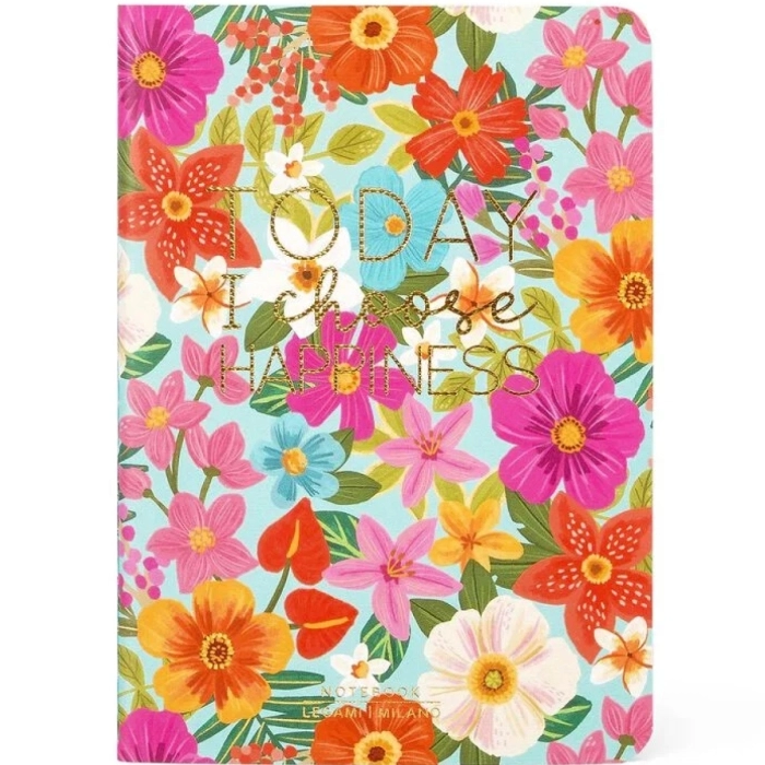 LEGAMI Quaderno A Righe A6 - Flowers a 2,99 €