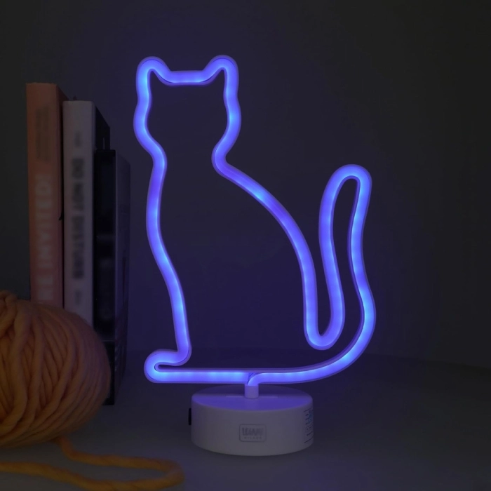LEGAMI Lampada led A Effetto Neon - Its A Sign - Kitty a 15,99 €