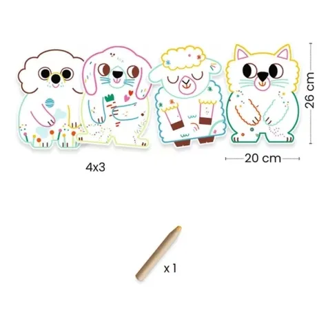 colora magico - animali domestici: 5