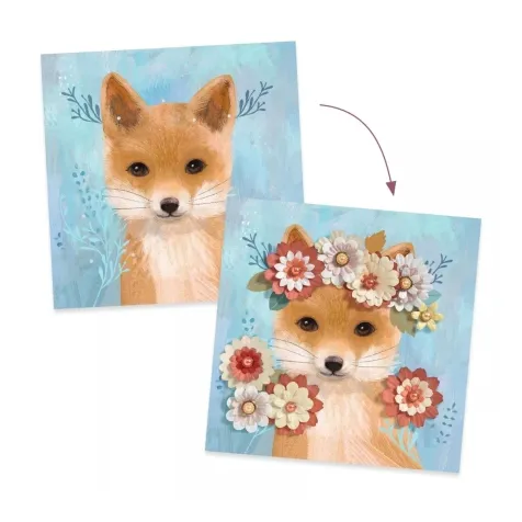 quadri in 3d - corone di fiori