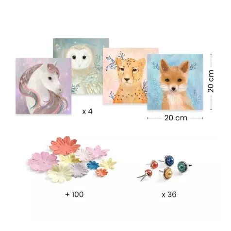 quadri in 3d - corone di fiori