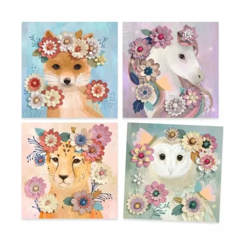 quadri in 3d - corone di fiori