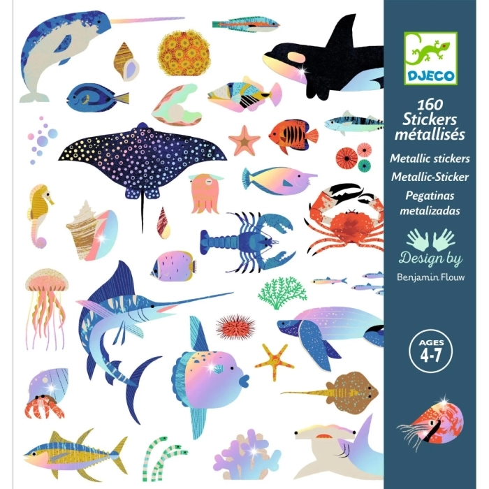 160 stickers - oceano
