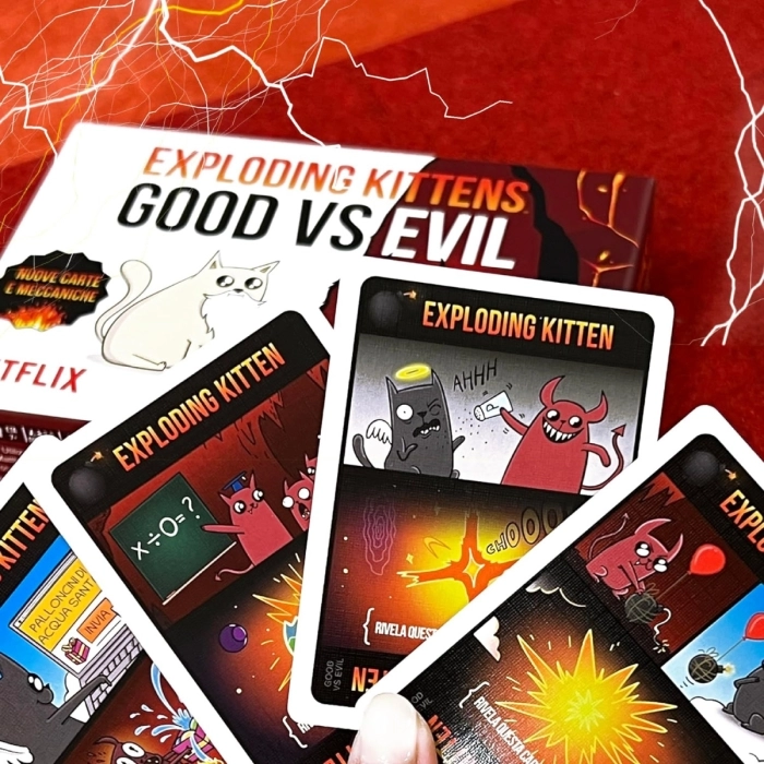 exploding kittens - good vs evil