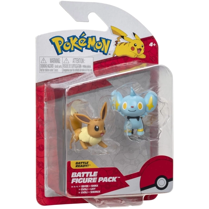 pokemon - battle figure pack - eevee / shinx