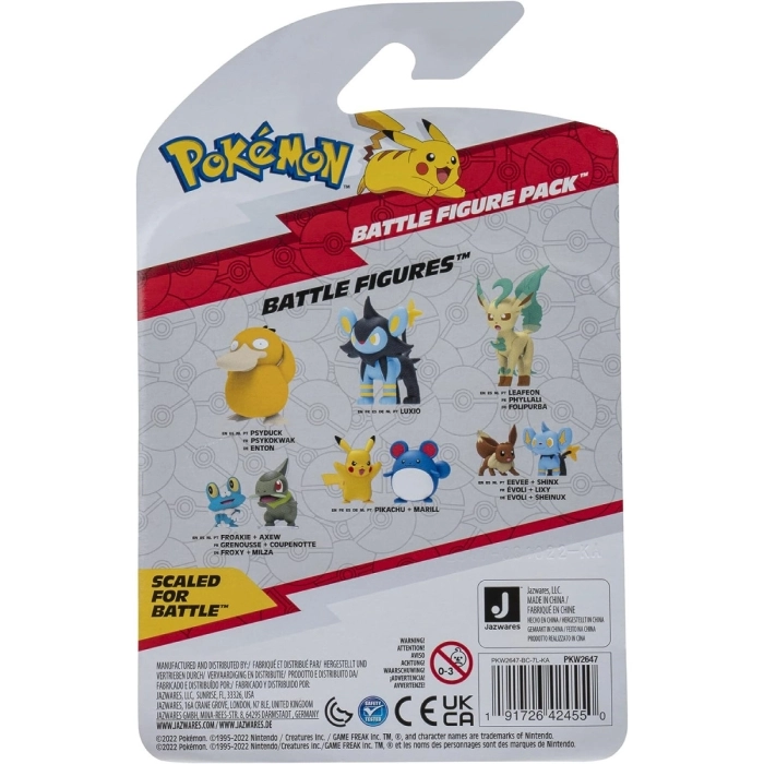 pokemon - battle figure pack - eevee / shinx