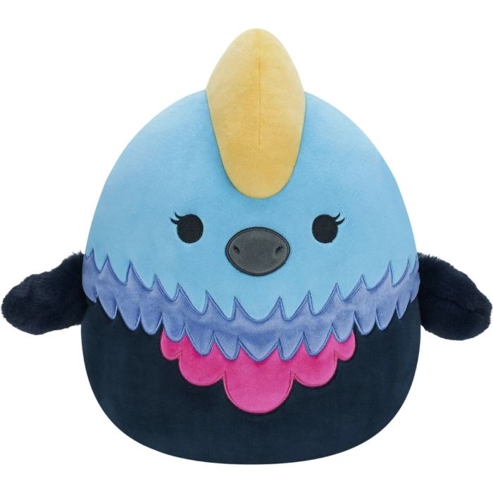 squishmallows - melrose cassowary - peluche 30cm