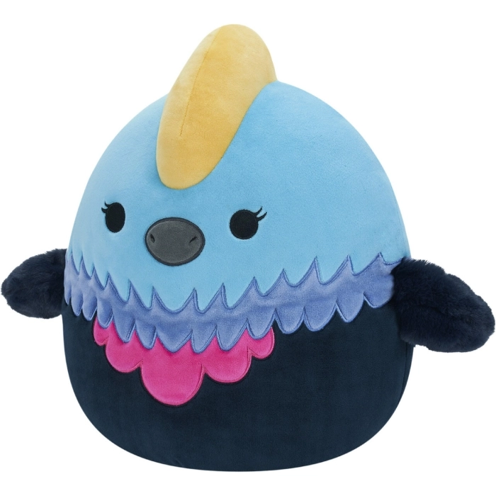 squishmallows - melrose cassowary - peluche 30cm