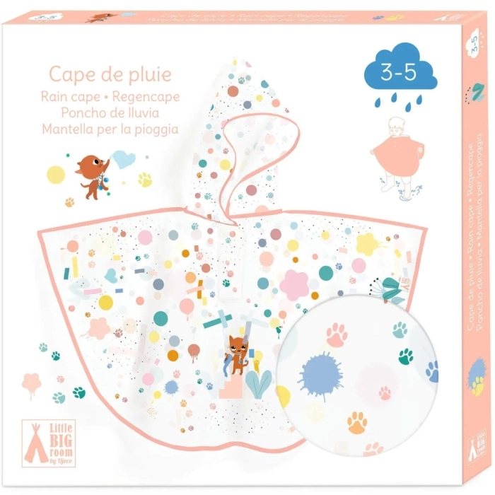 mantellina da pioggia gatto taglia 3-5 anni