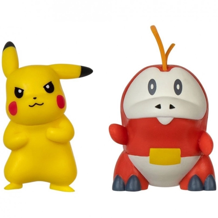 pokemon - battle figure pack - pikachu / fuecoco