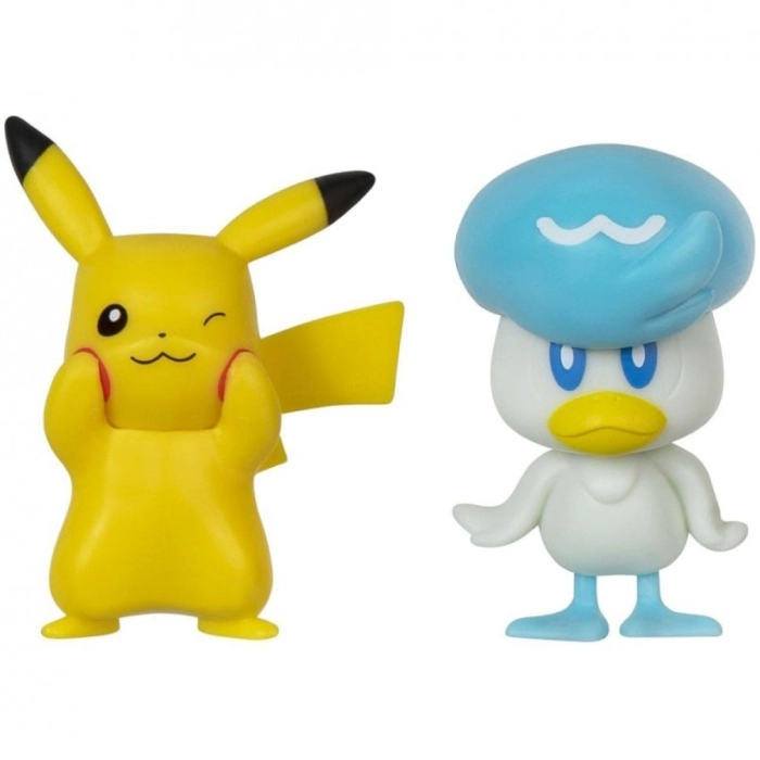 pokemon - battle figure pack - pikachu / quaxley