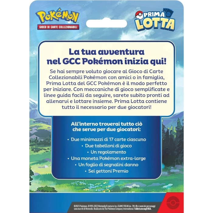 pokemon gcc - prima lotta - my first battle mazzo bulbasaur e pikachu (ita)