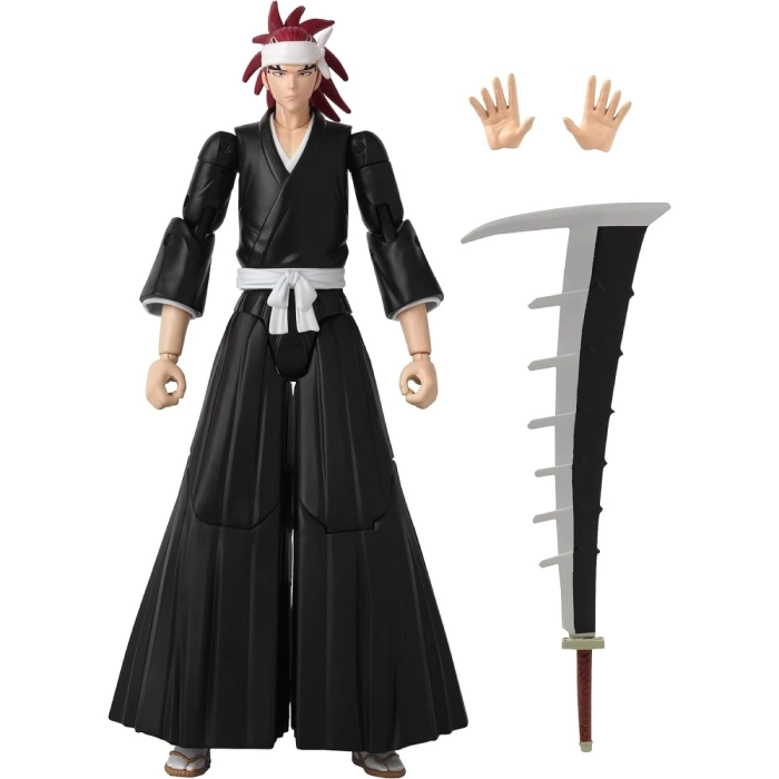 anime heroes - bleach - renji abarai - personaggio 17cm