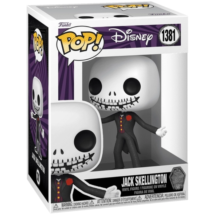 nightmare before christmas 30th anniversary - formal jack 9cm - funko pop 1381