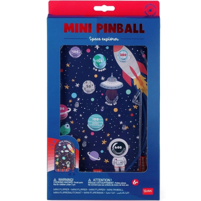 mini pinball - flipper portatile - space