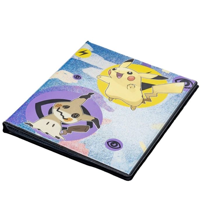 pokemon gcc - album 10 pagine 4 tasche - pikachu e mimikyu