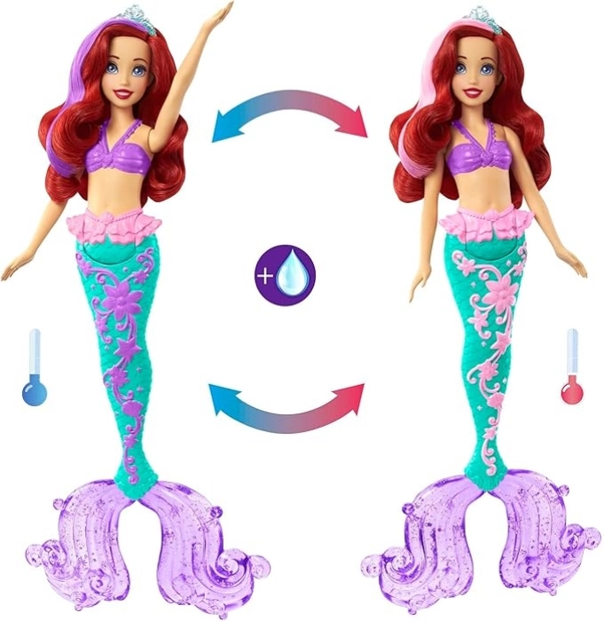 ariel cambia colore